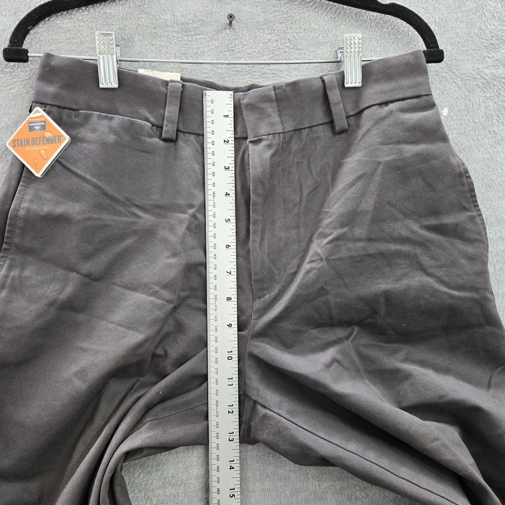 VINTAGE Dockers Men Pants 29X30 Gray Chino Relaxed Y2K 30